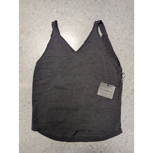 DYI Women's Sweater Tank Top Black Size Large - Picture 5 of 8